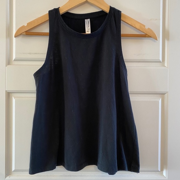 Kyodan Crew Neck Sleeveless Tank Top - Black - Picture 1 of 6